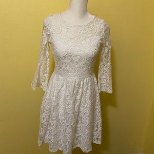 White Lace Dress